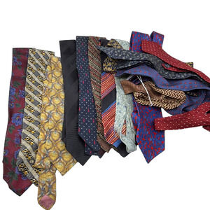 Valentino Patterned Multi Silk Necktie